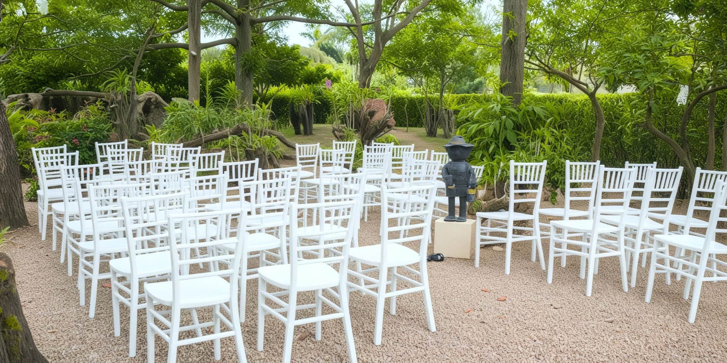 Orchid Garden venue at Iberostar Waves Costa Dorado in Puerto Plata, Dominican Republic, surrounded by lush greenery