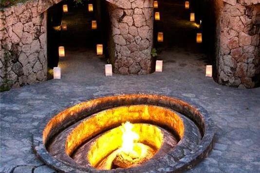 El Caracol ceremony location at La Isla in Xcaret Park, Mexico