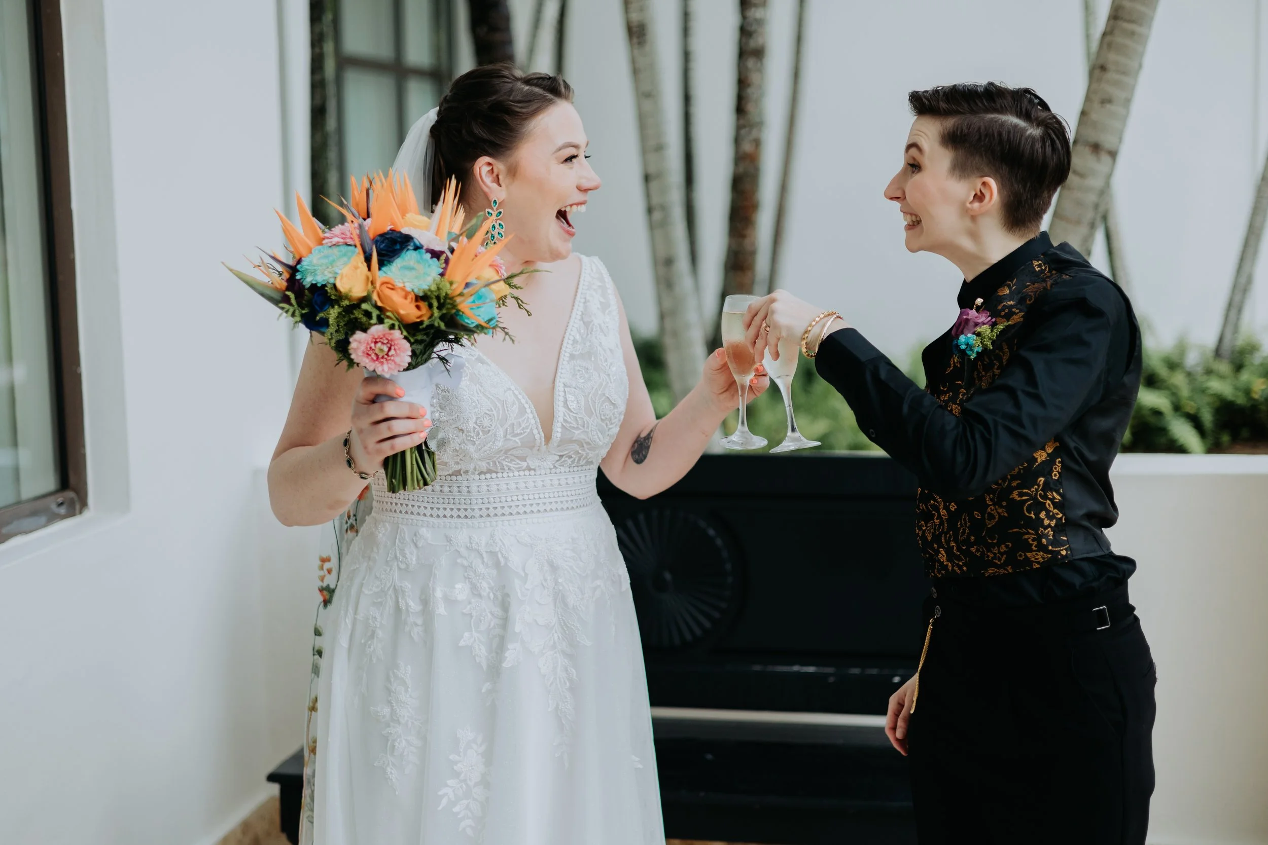 First toast at the reception