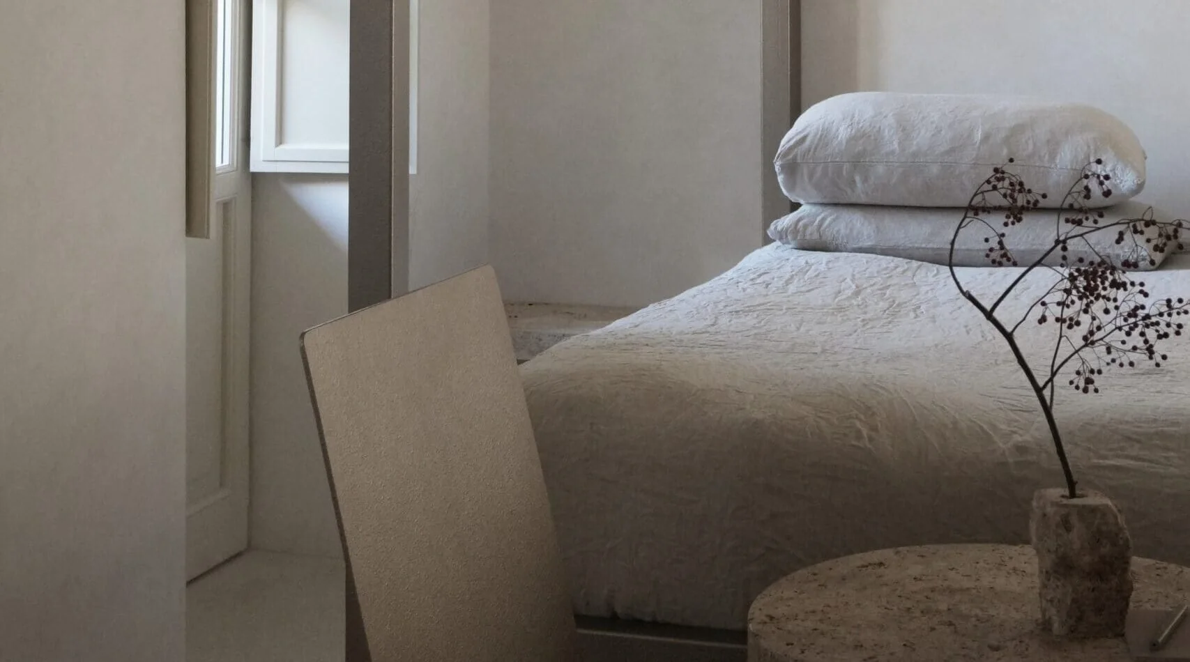 A Raw Room at Nomos Hotel