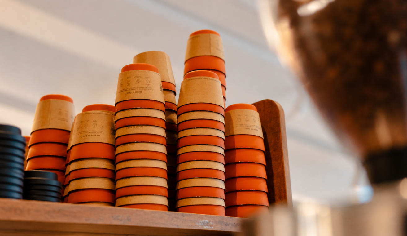 Nomad’s clay rental cups
