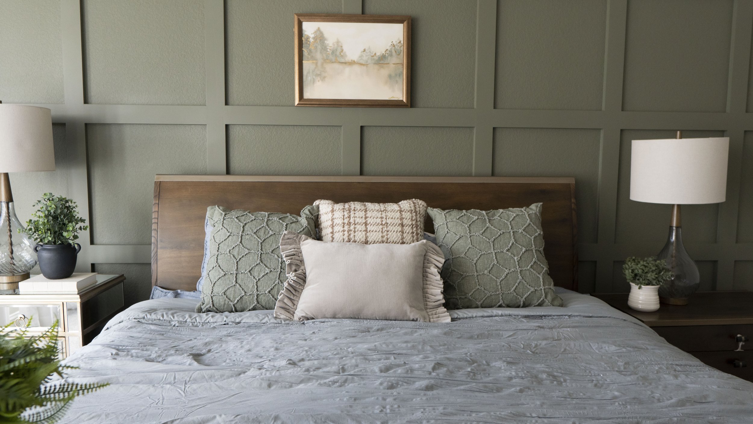 Luxury bedroom project by Emma's Interior in Woodlands, TX