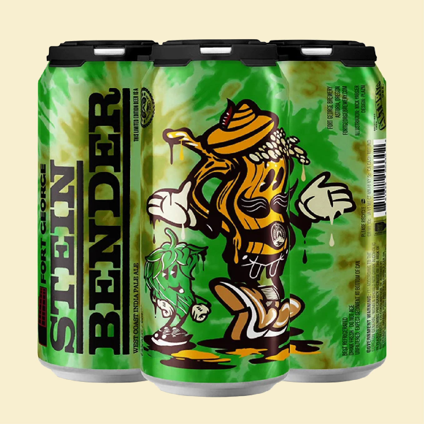Packaging / Fort George x The Bier Stein cans