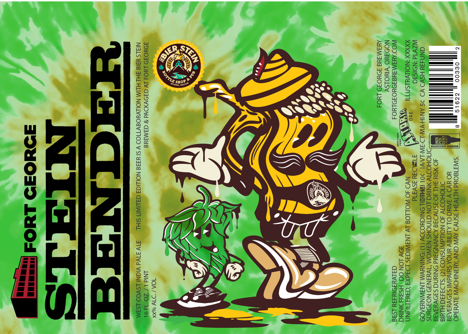 Packaging / Stein Bender label art