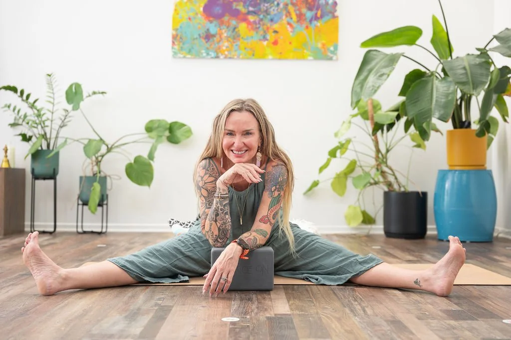 Shelley Carroll, lead trainer of the Dancing Dogs Yoga 300 hour yoga teacher training in Atlanta