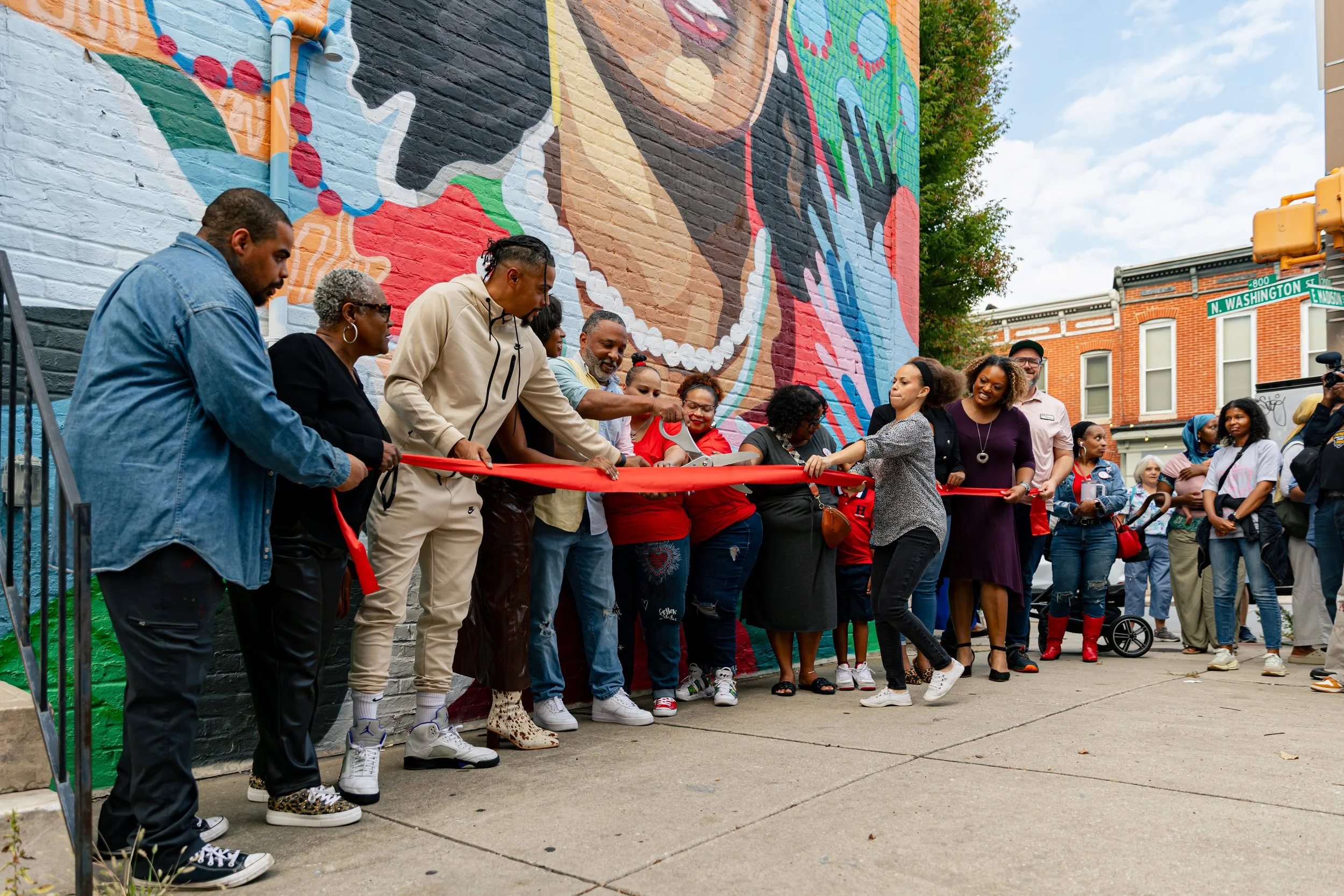Morgan State artist leading Community Paint Day for the Henrietta Lacks mural