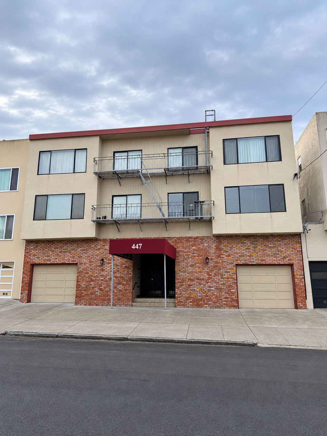 447 34th Ave #1 building exterior — digitally enhanced
