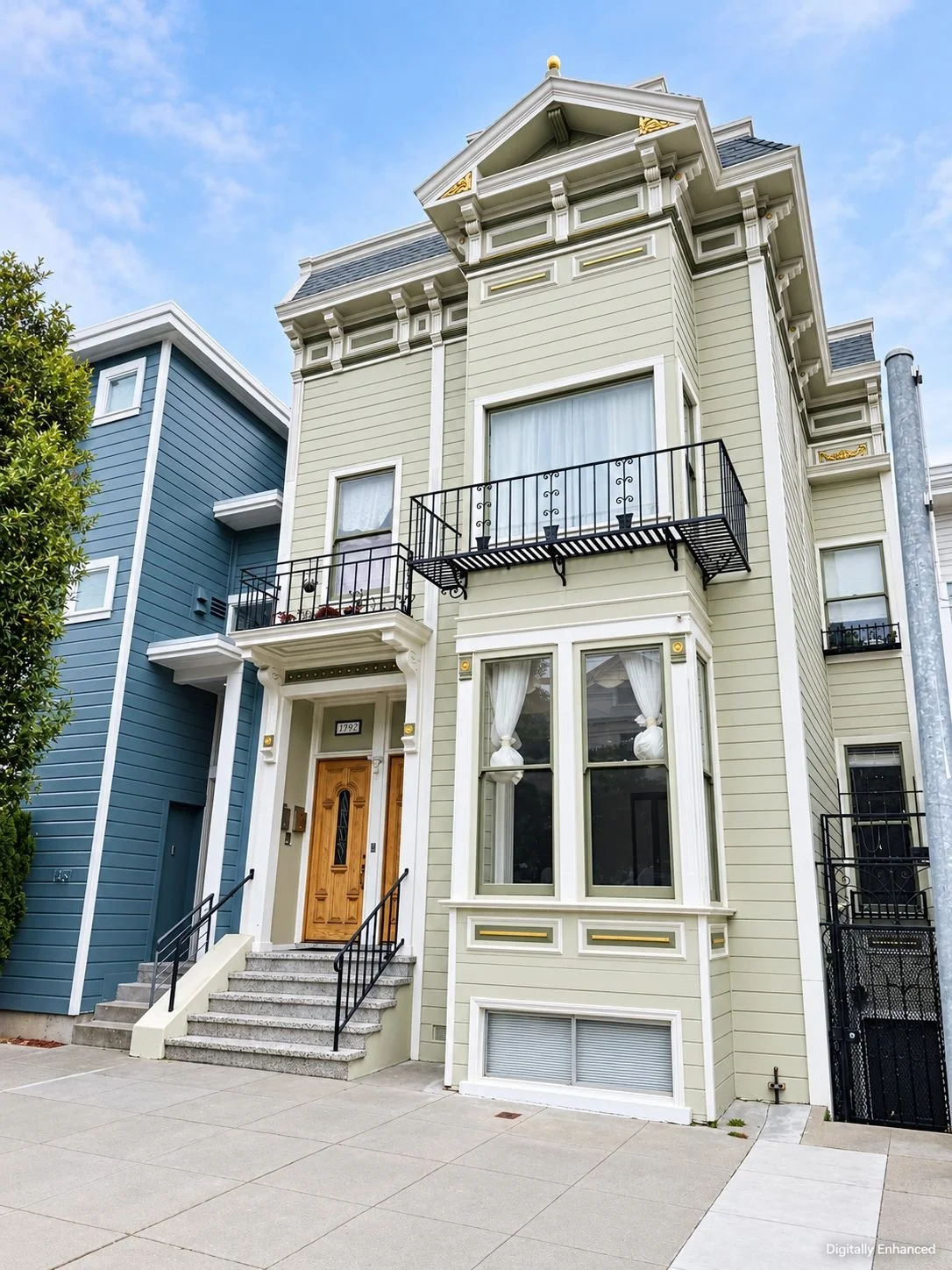 1457-1459 Sanchez St exterior — digitally enhanced