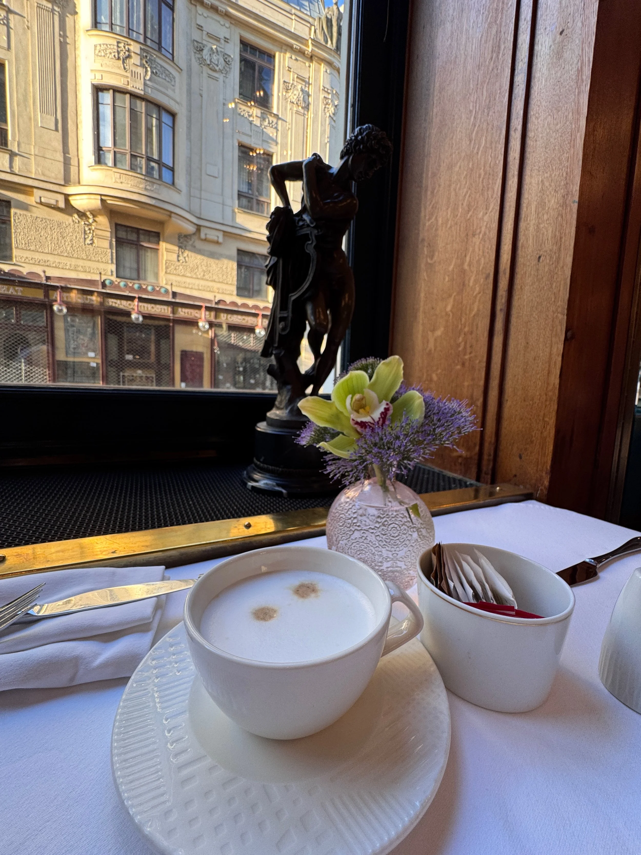 Morning cappuccino
