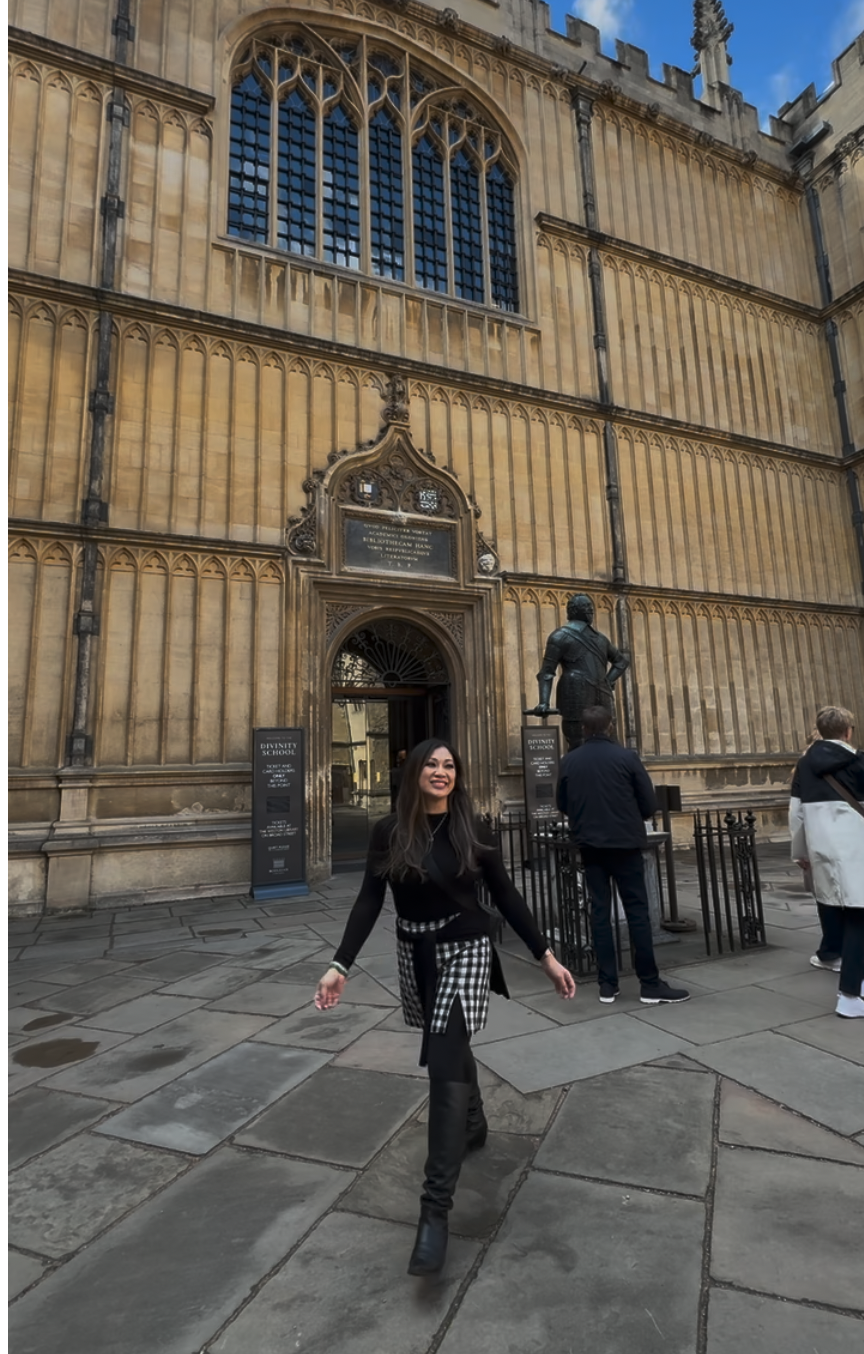 The entrance to the Bodleian Library, Oxford
