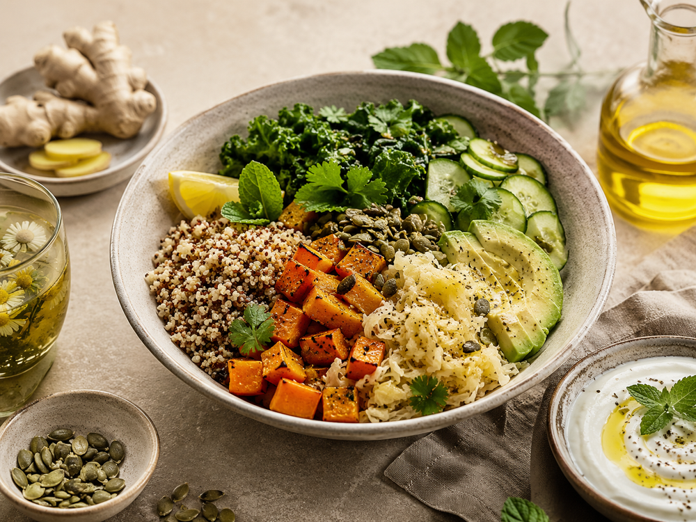 Gut health food and nutrition support for digestive issues