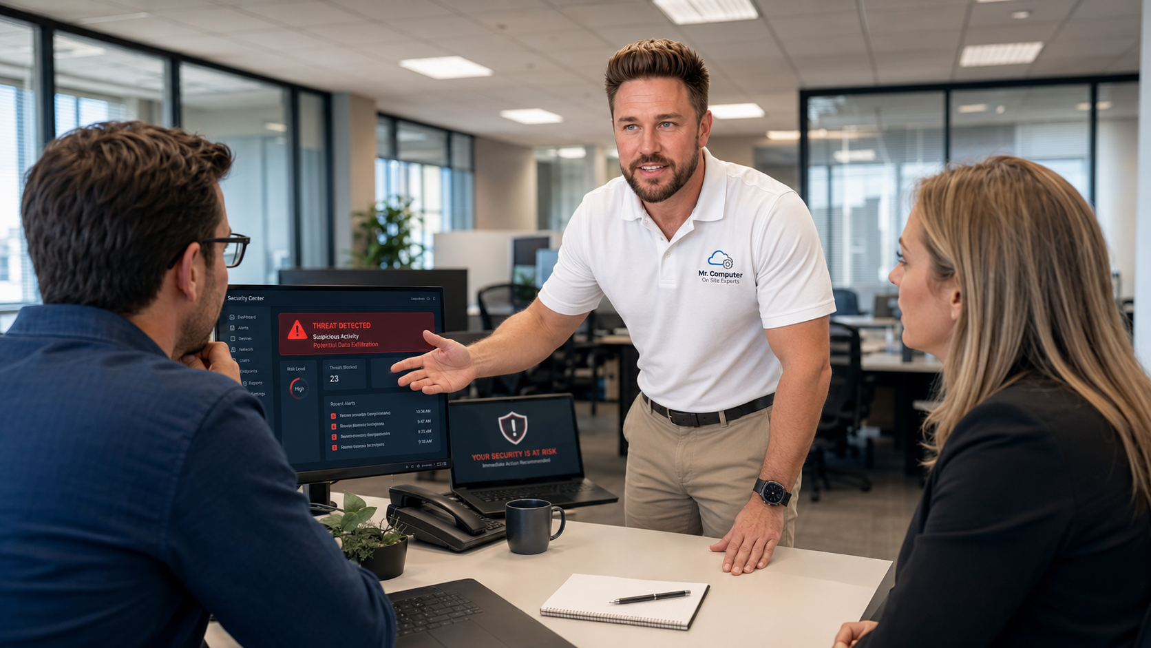 Cybersecurity services for homes and small businesses