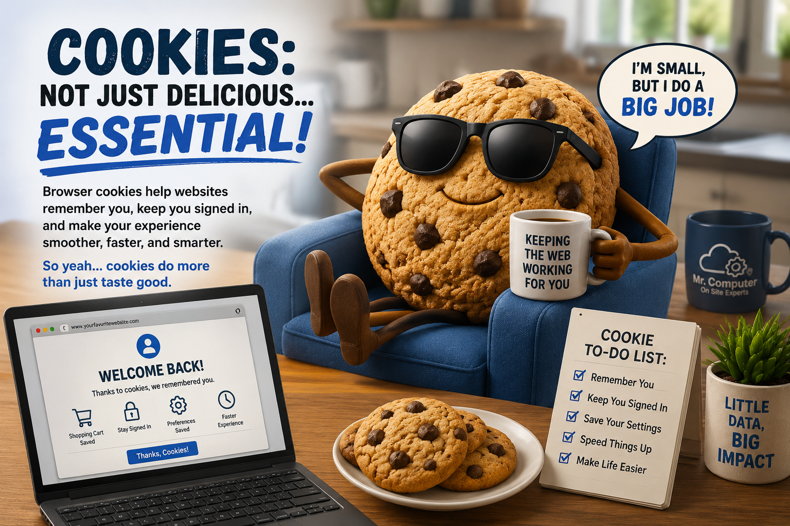 Browser cookies explained as essential website technology