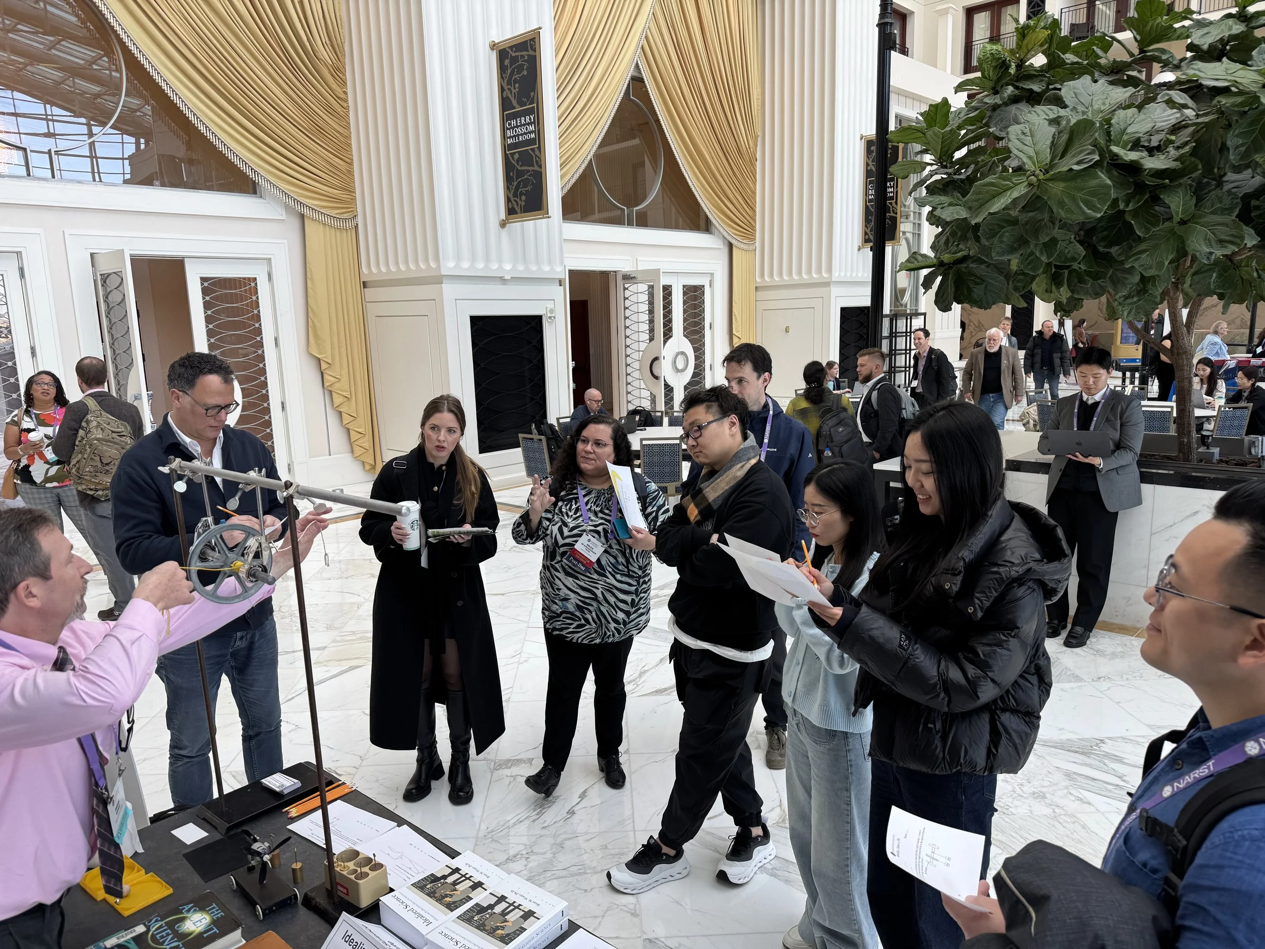 Every day of the conference, educators and researchers stopped by our booth to try Quick Quizzes and learn about our offerings.