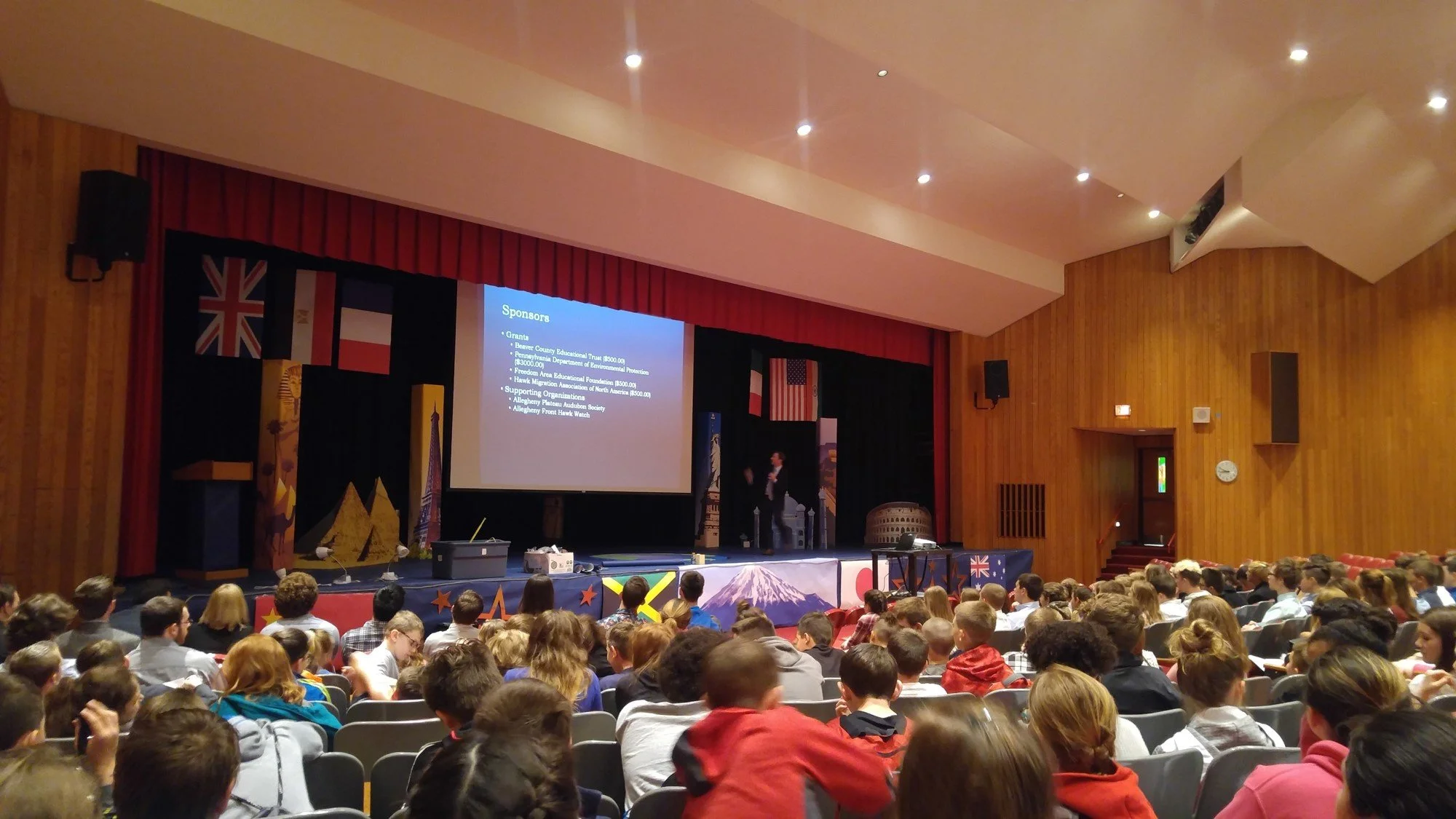 Dr. Wargo giving introductory remarks at the inaugural science conference.