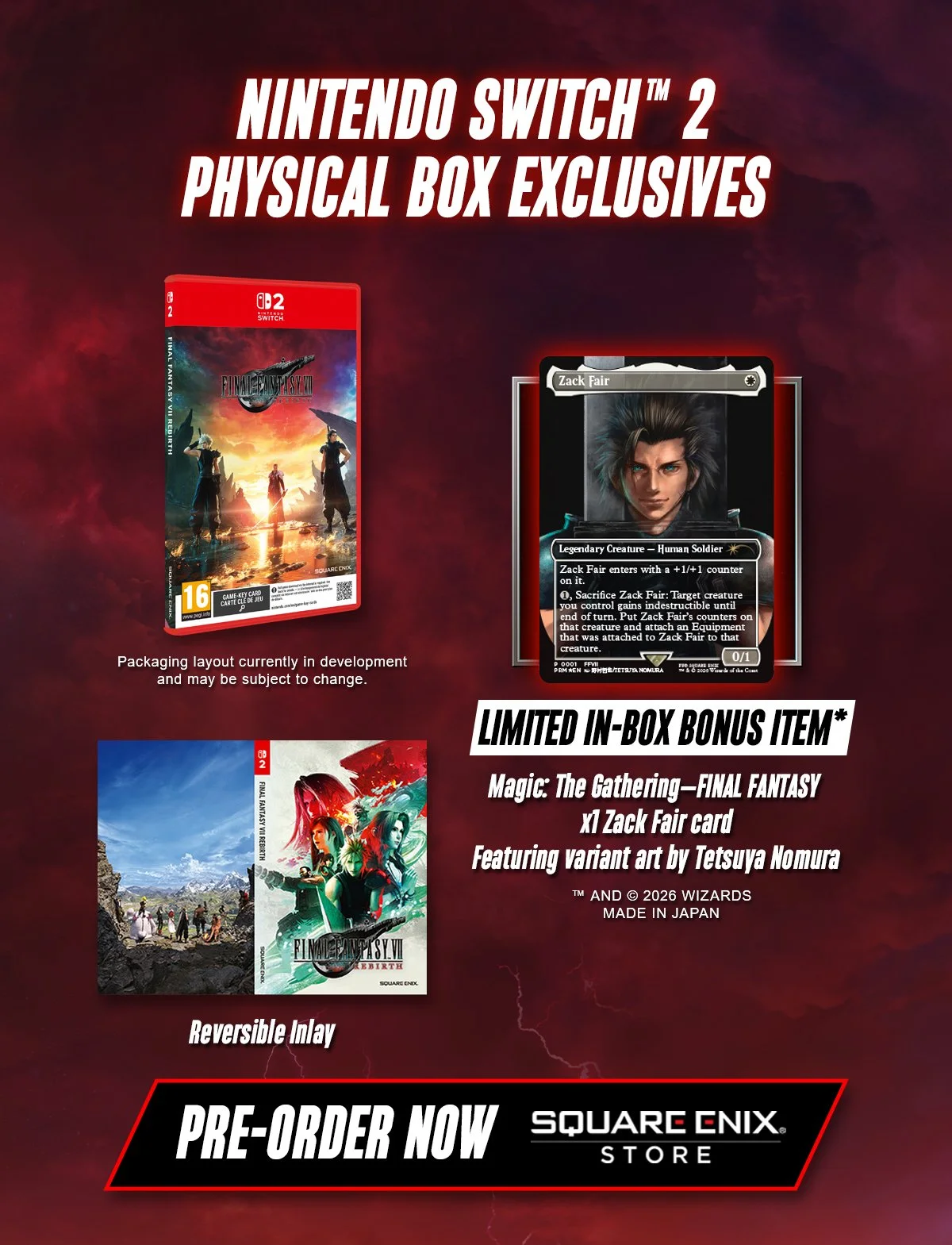Nintendo Switch 2 Physical Box Exclusives