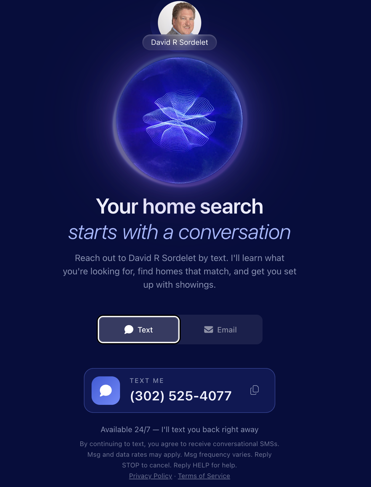 HeyLeo home search by text