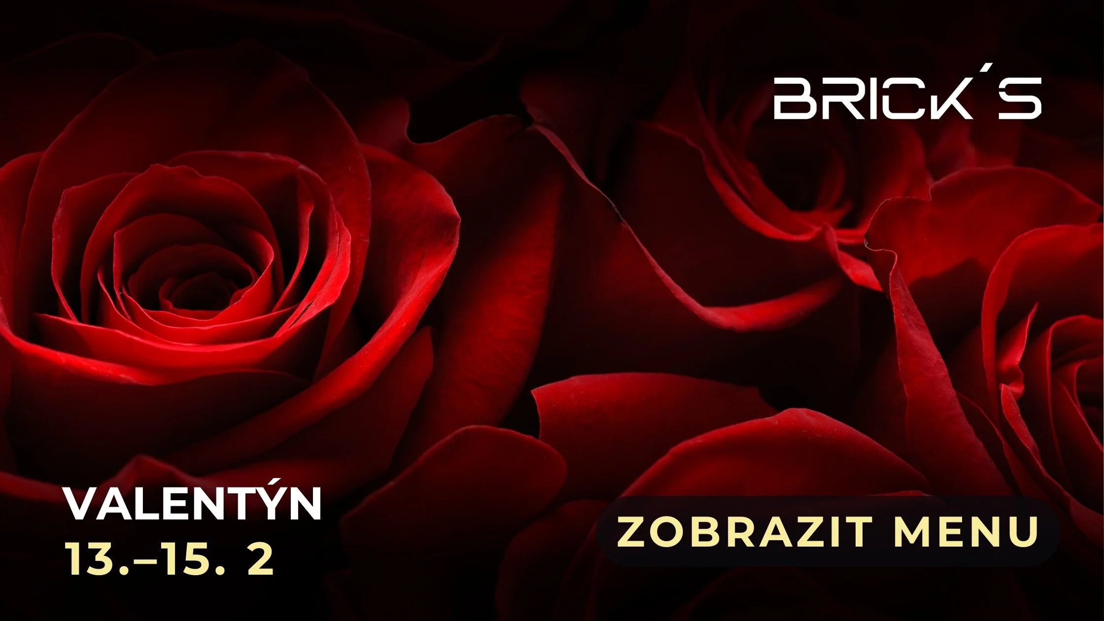 Valentýnské menu 2026 - CZ