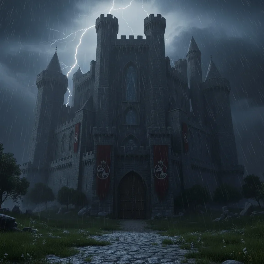 A storm over the castle — King Creeker’s Castle in Kang Kingdom