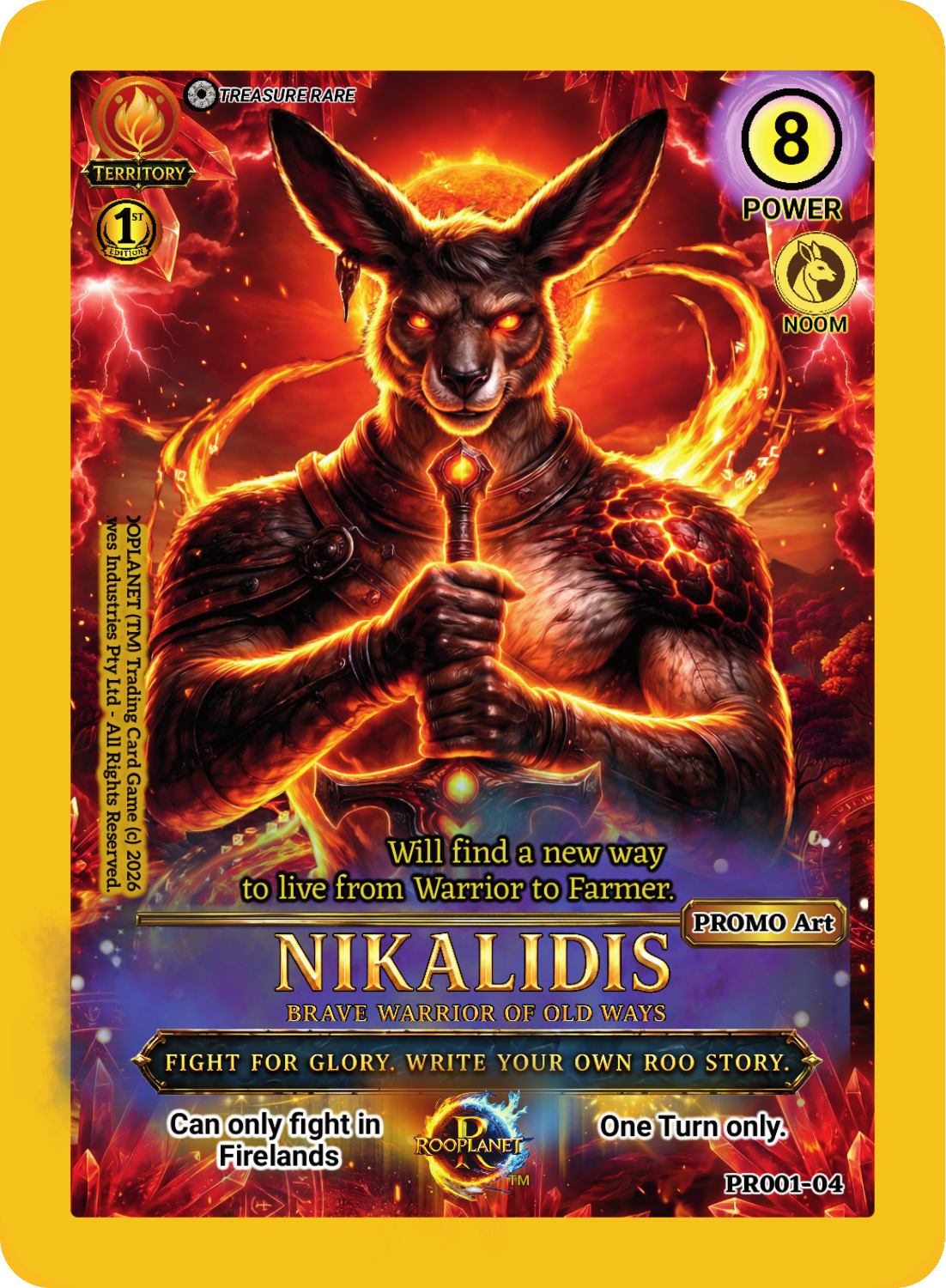 Nikalidis ROOPLANET promo card