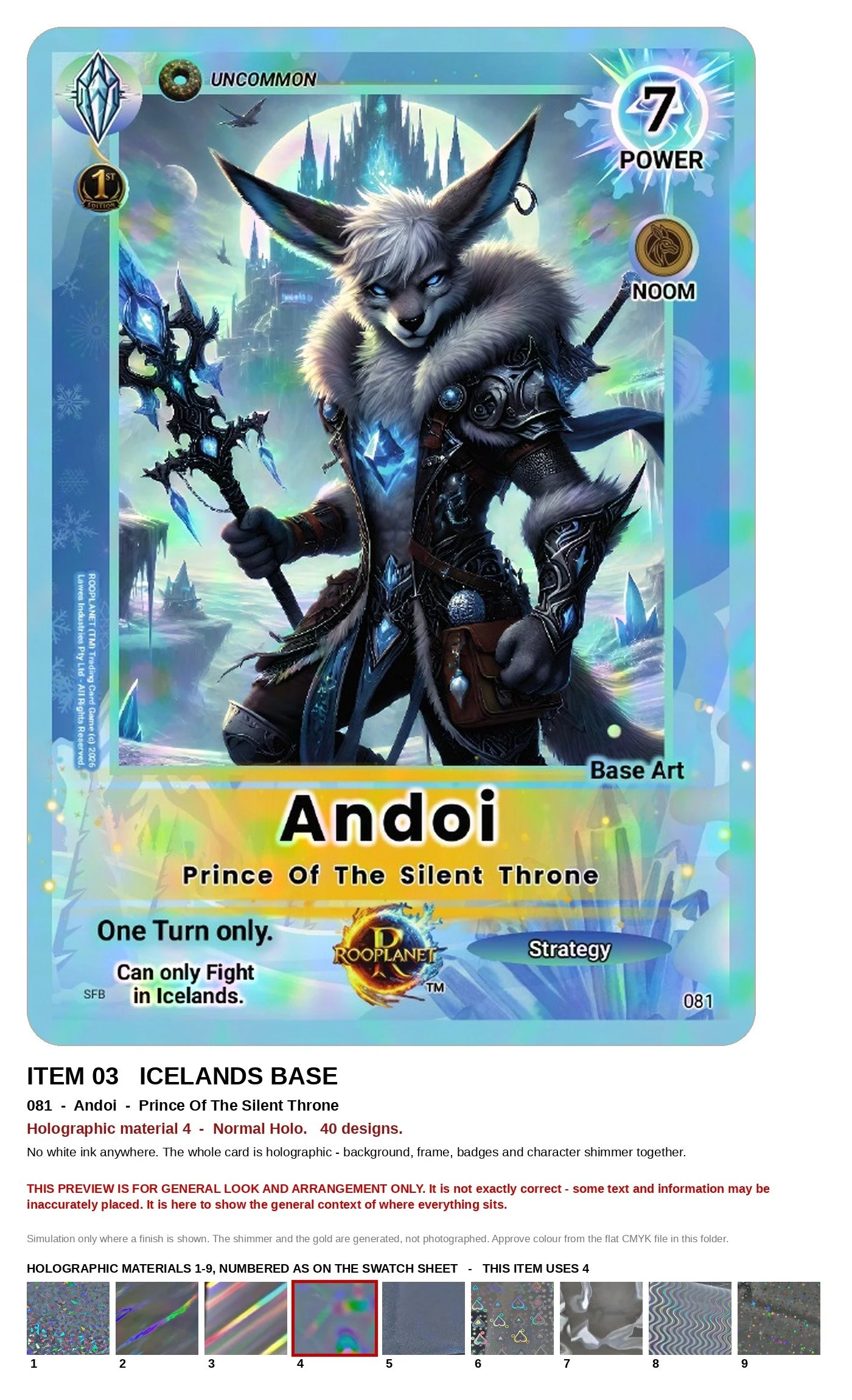 Andoi Icelands ROOPLANET base-card preview
