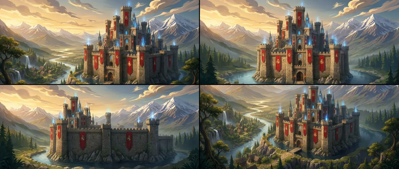 Castle architecture studies — King Creeker’s Castle in Kang Kingdom