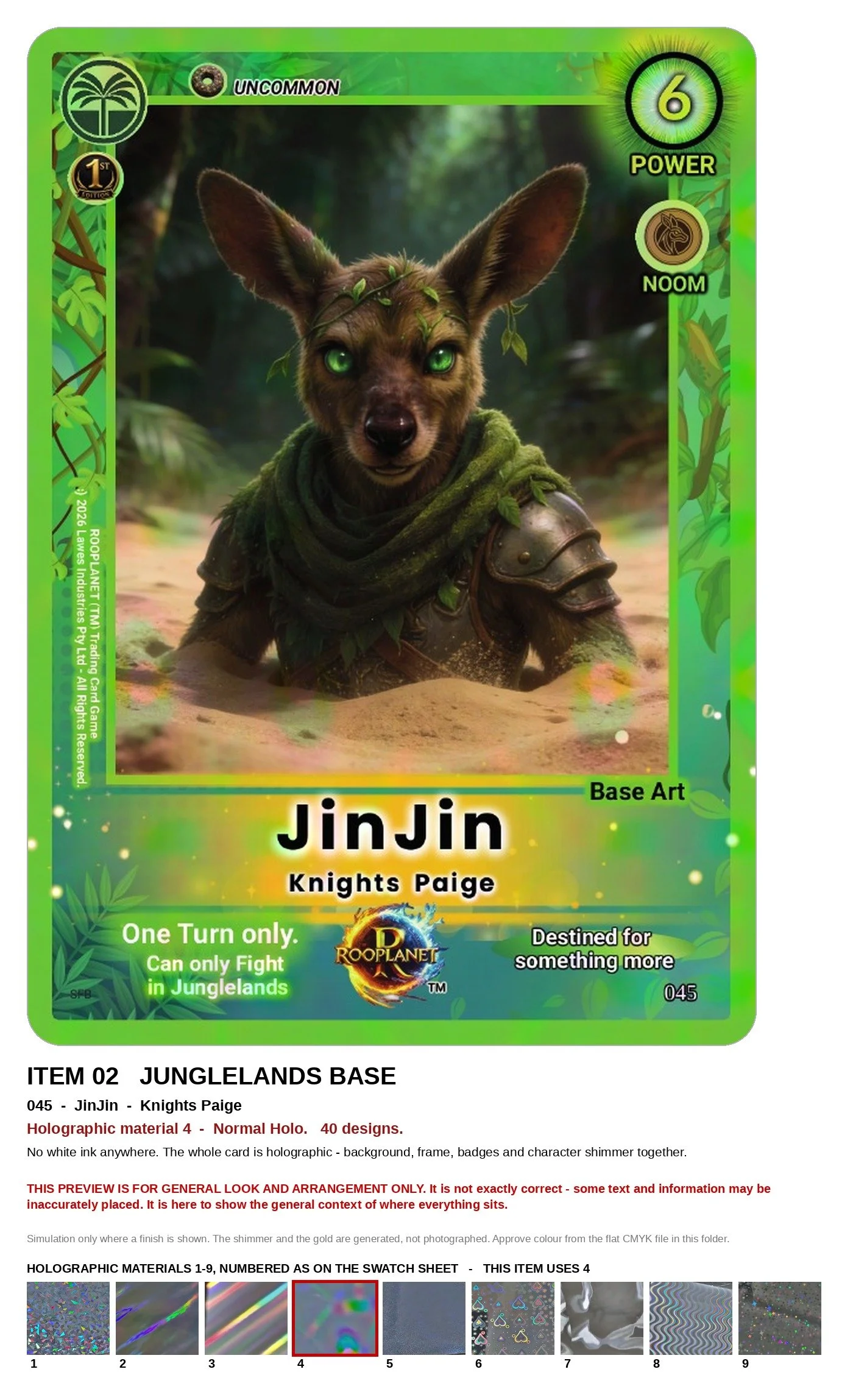 JinJin Junglelands ROOPLANET base-card preview