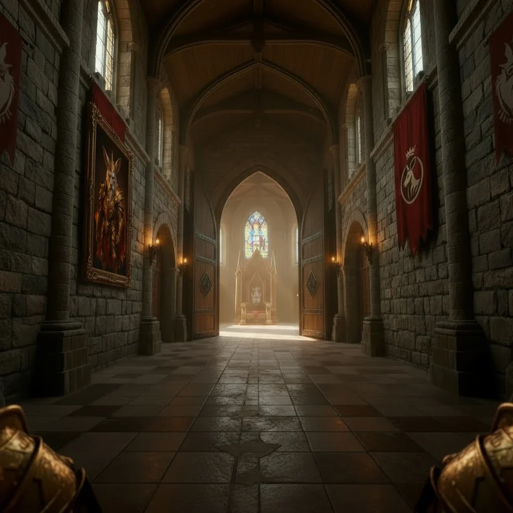 The royal hallway — King Creeker’s Castle in Kang Kingdom