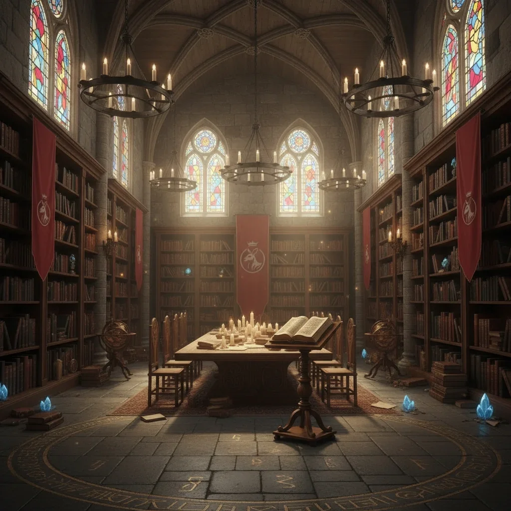 The castle library — King Creeker’s Castle in Kang Kingdom
