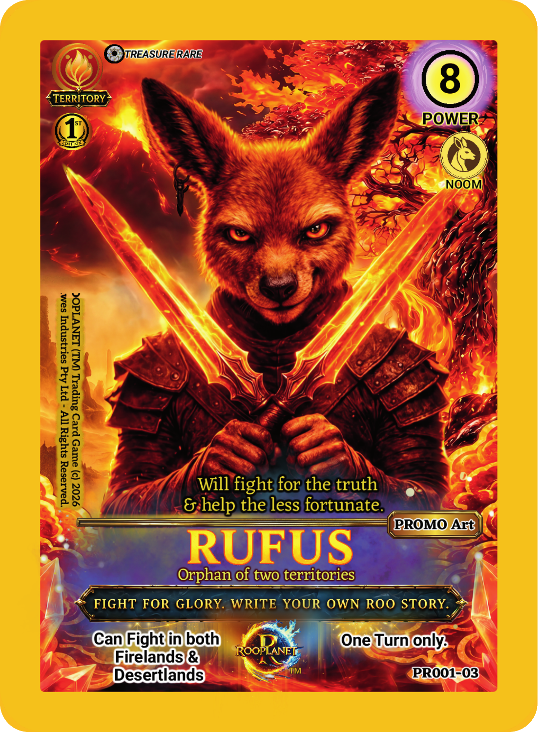 Rufus ROOPLANET promo card