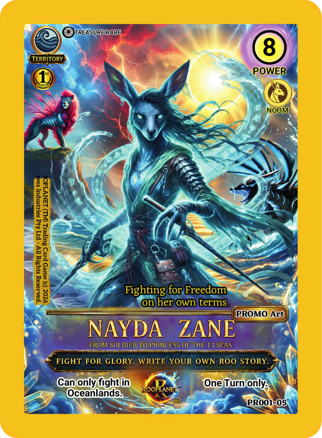 Nayda Zane ROOPLANET promo card
