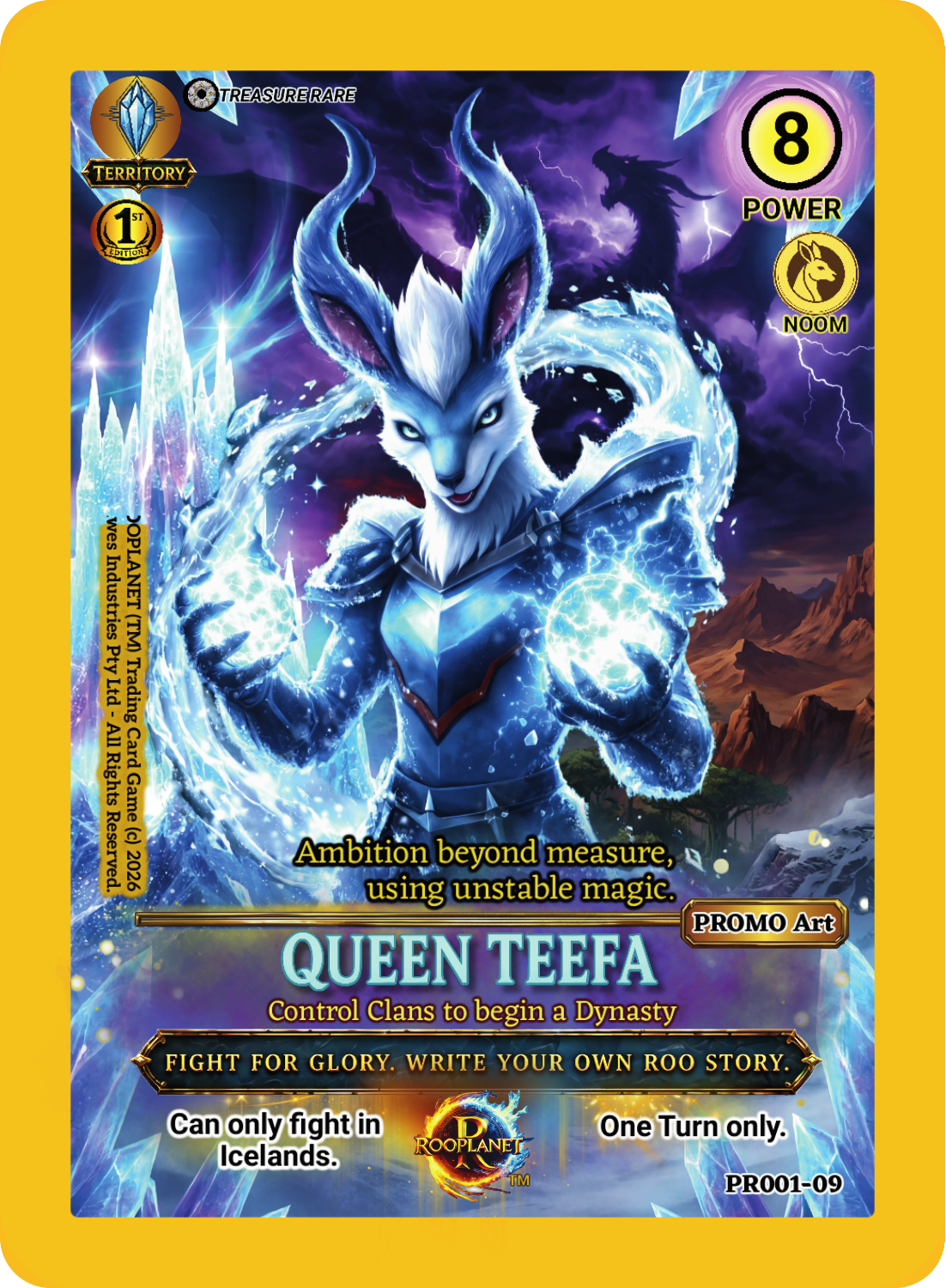 Queen Teefa ROOPLANET promo card