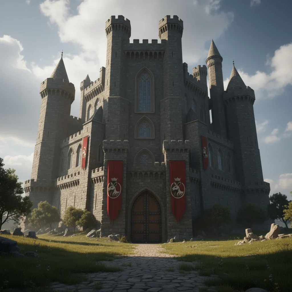The castle grounds — King Creeker’s Castle in Kang Kingdom