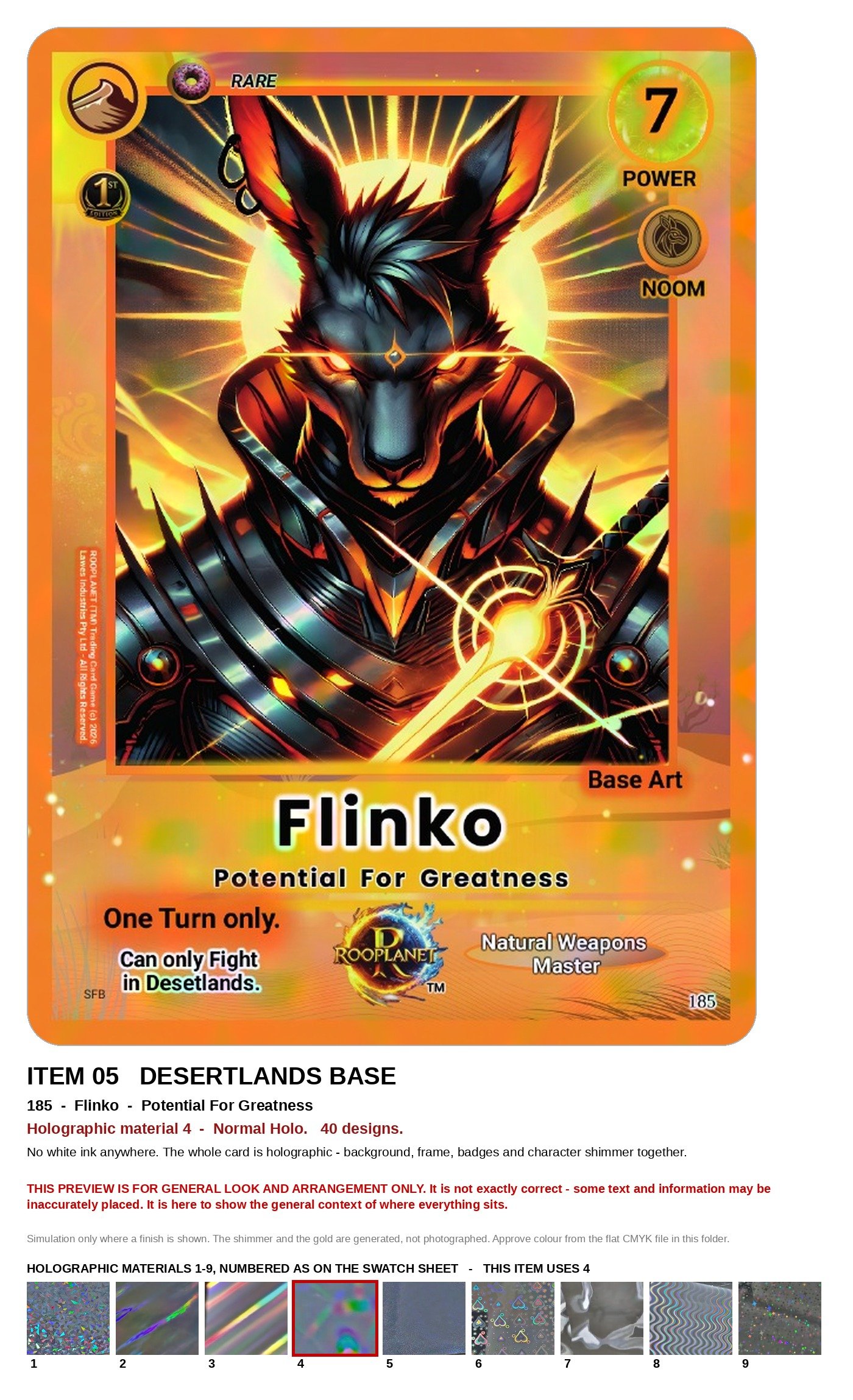 Flinko Desertlands ROOPLANET base-card preview
