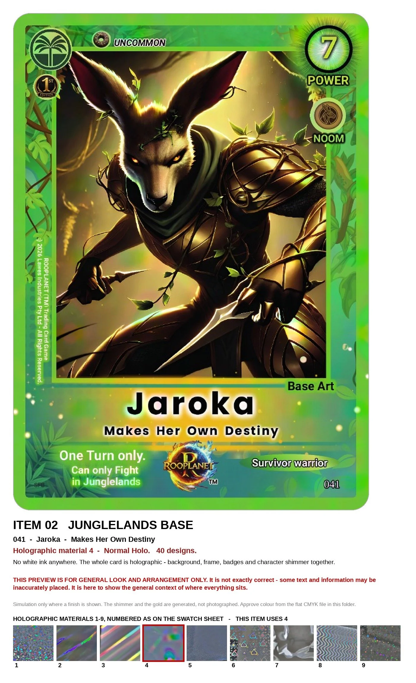 Jaroka Junglelands ROOPLANET base-card preview