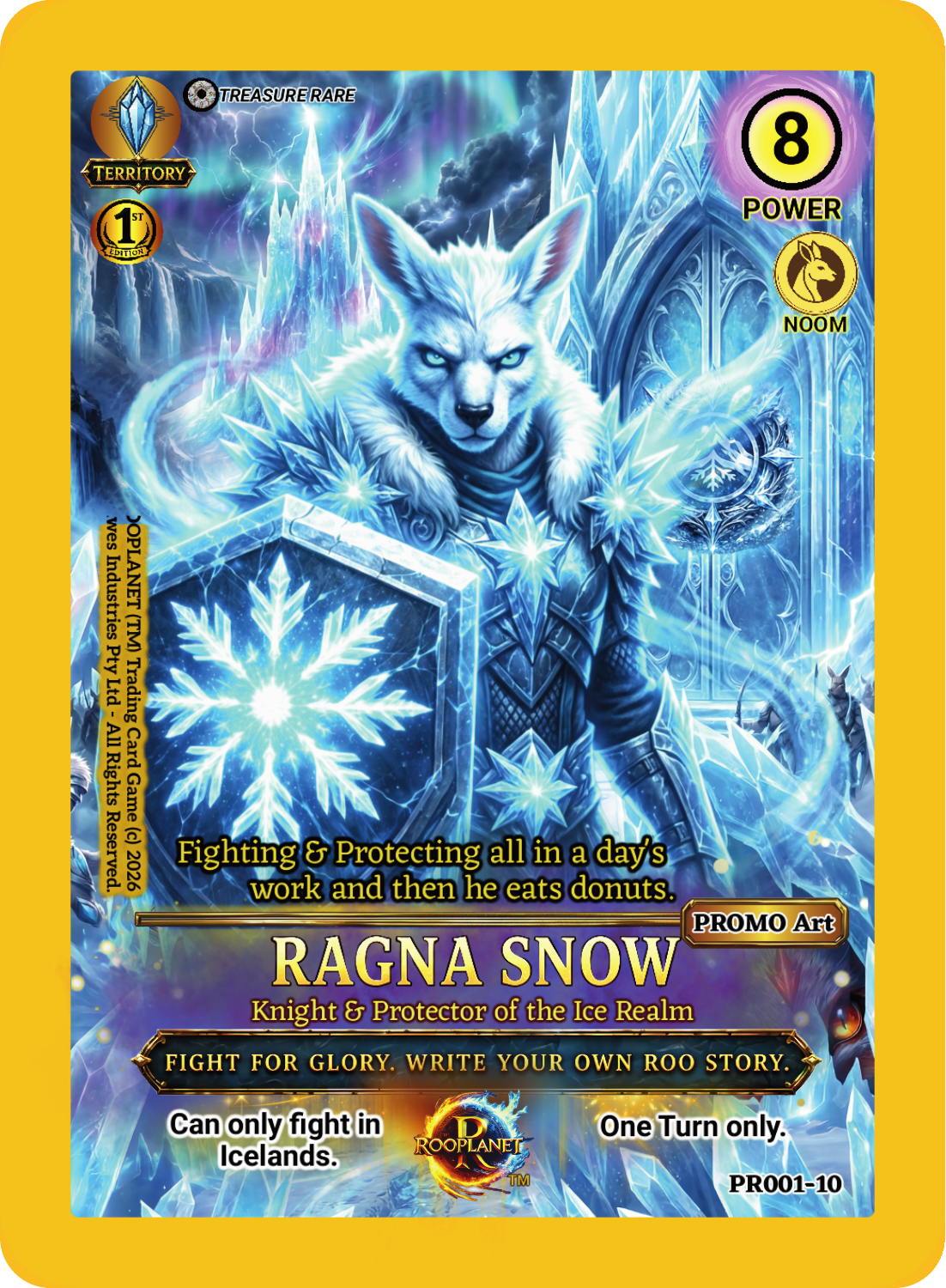 Ragna Snow ROOPLANET promo card