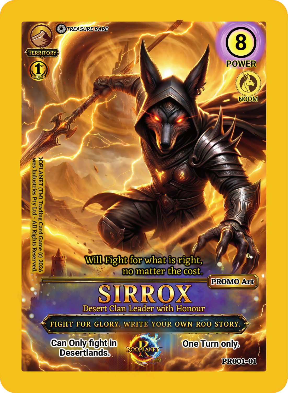 Sirrox ROOPLANET promo card
