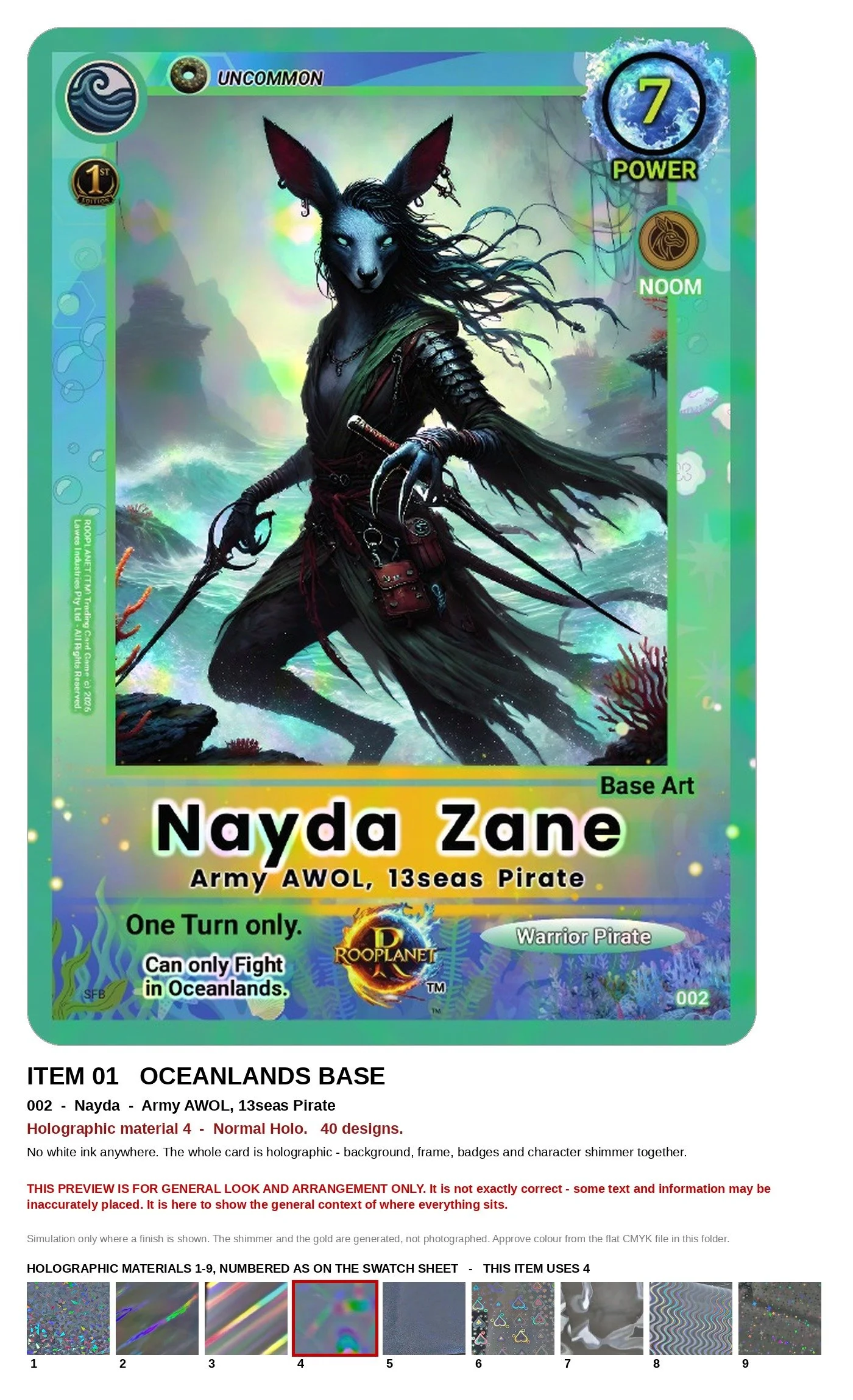 Nayda Oceanlands ROOPLANET base-card preview