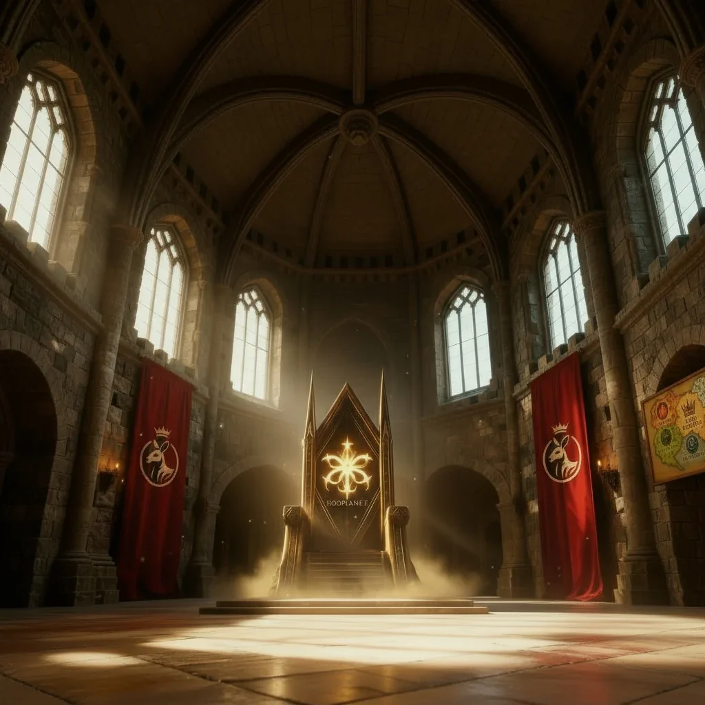 The great throne hall — King Creeker’s Castle in Kang Kingdom