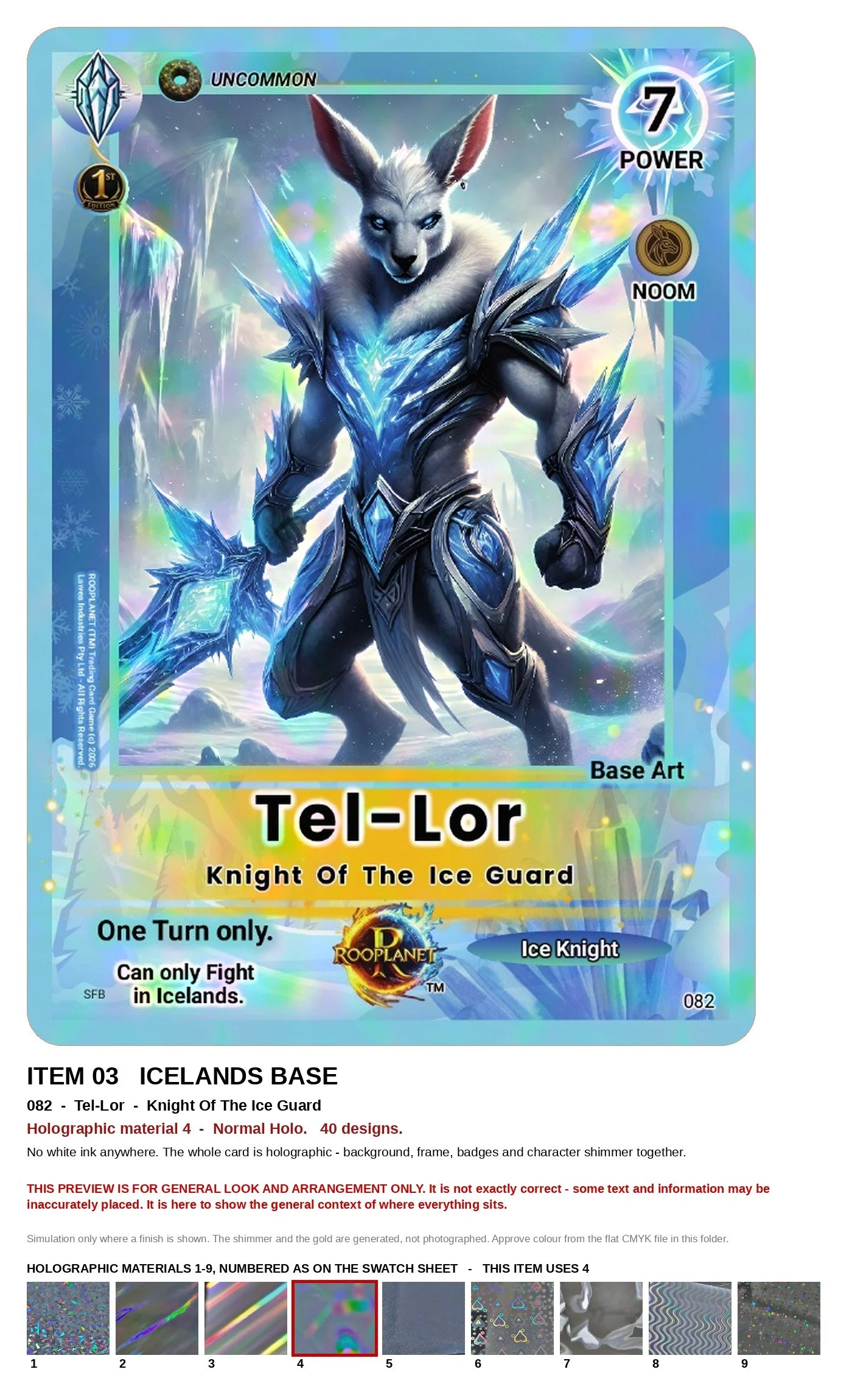 Tel-Lor Icelands ROOPLANET base-card preview