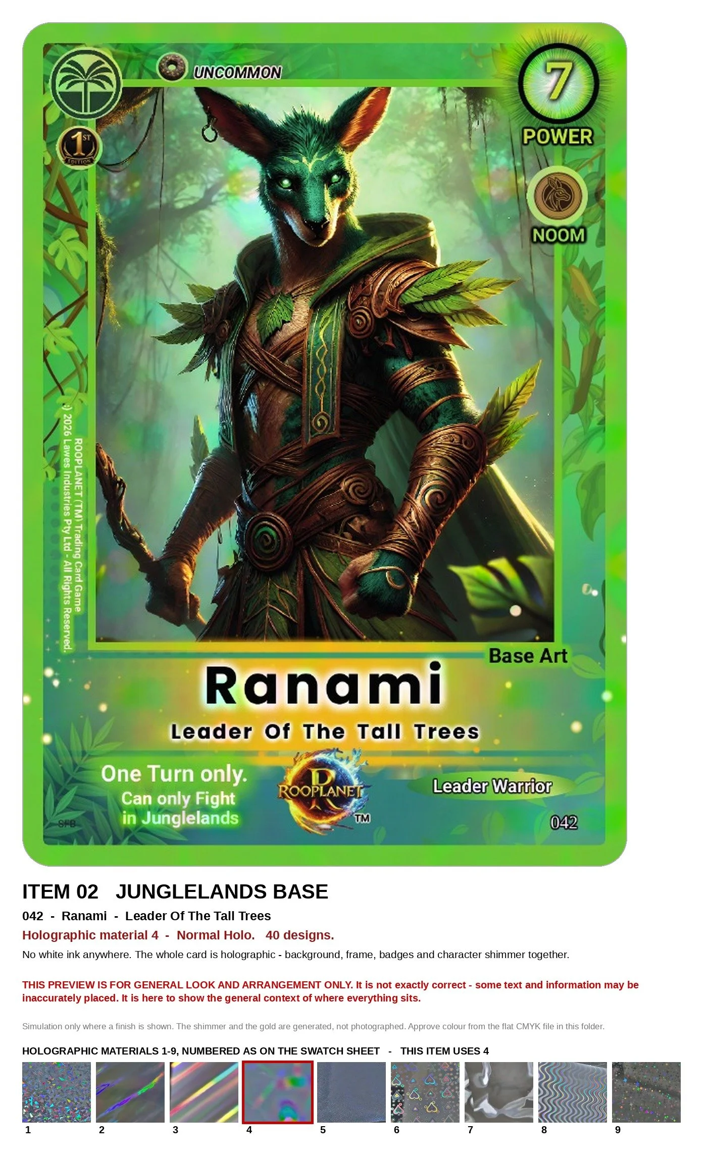 Ranami Junglelands ROOPLANET base-card preview
