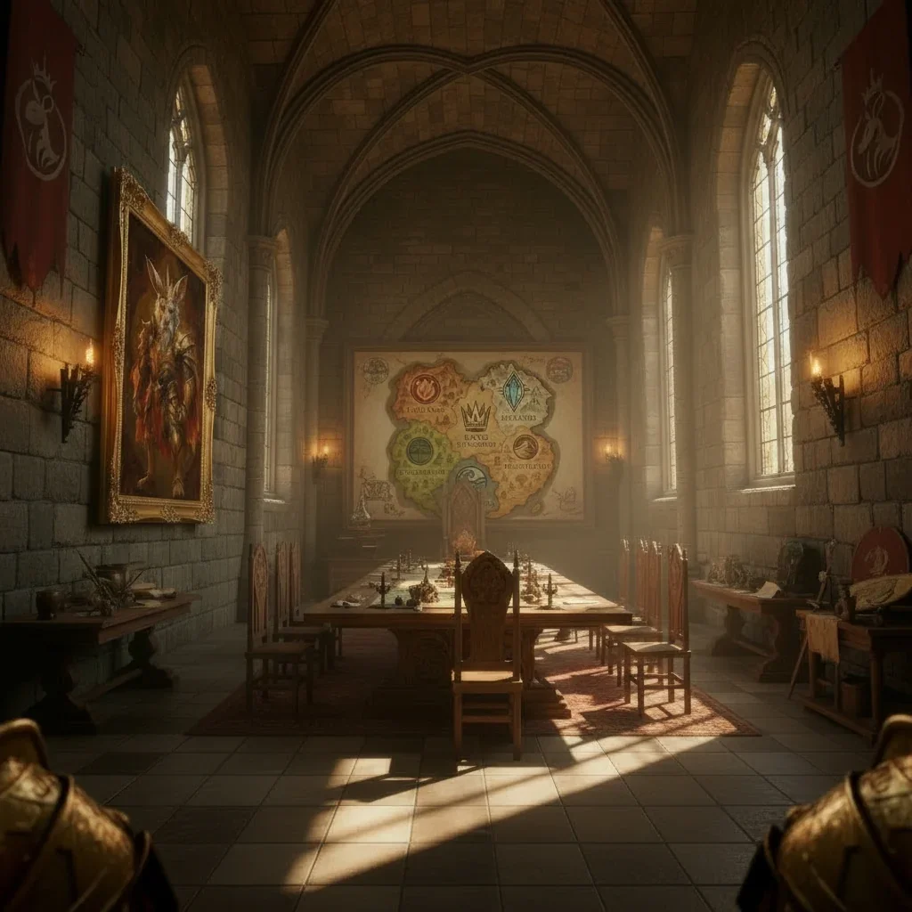 The war room — King Creeker’s Castle in Kang Kingdom
