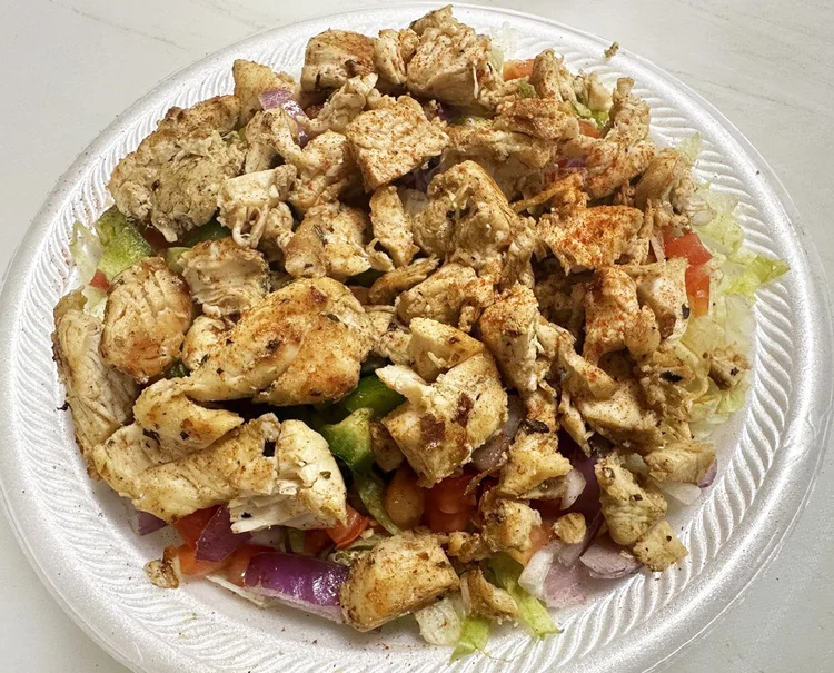 Salad with chicken