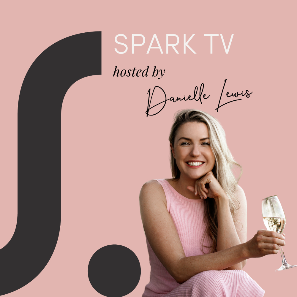 SPARK TV podcast cover art, hosted by Danielle Lewis