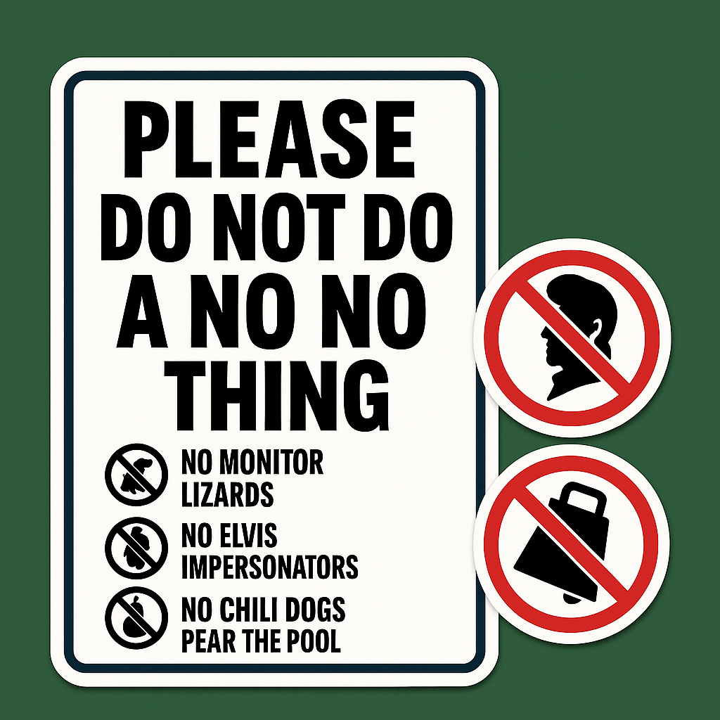 Custom aluminum signs product image 03