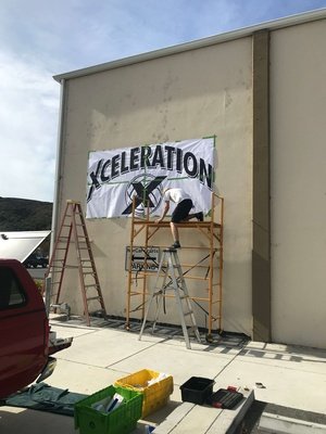 SF Bay Signs outdoor banner installation process