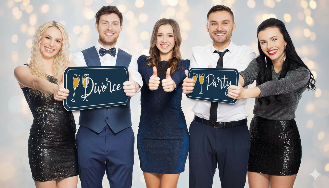 Angled view of custom PVC signs showing professional display