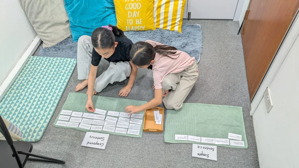 Primary students learning through a hands-on activity at KnowledgeTrail, Upper Thomson