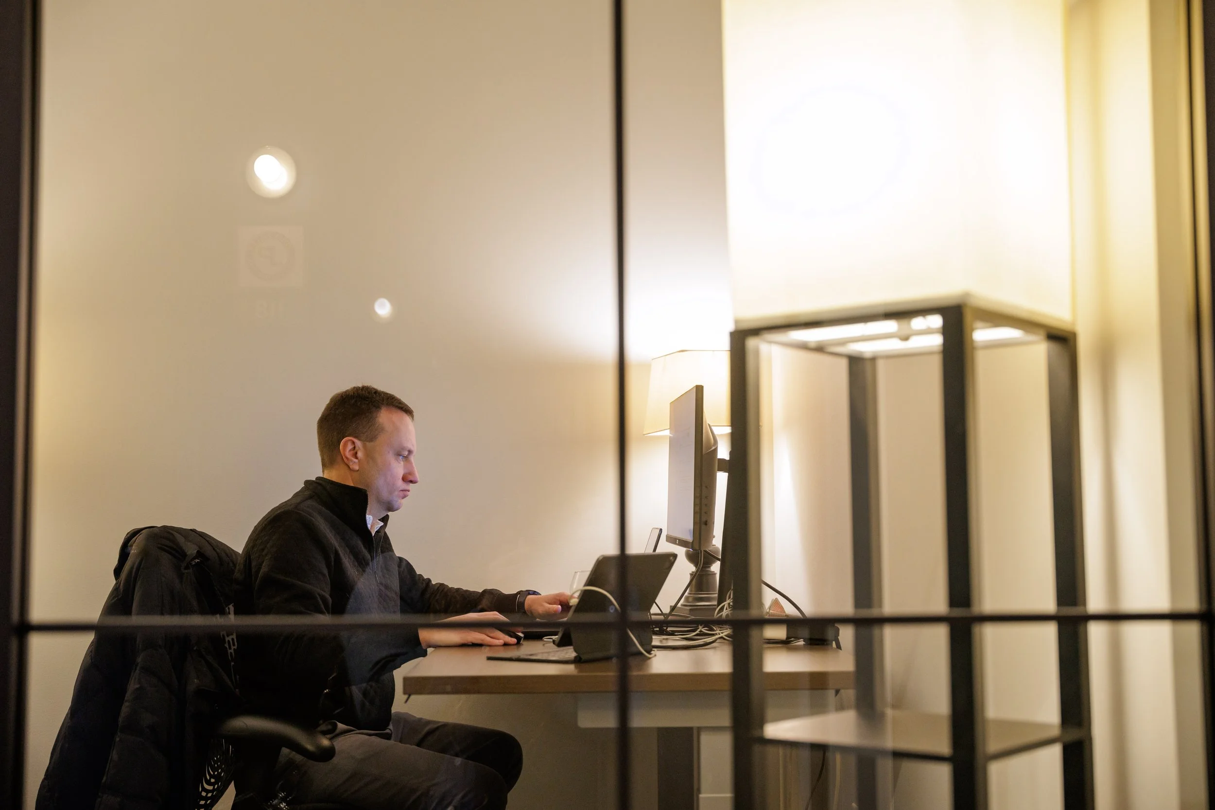 A private office at Momentum