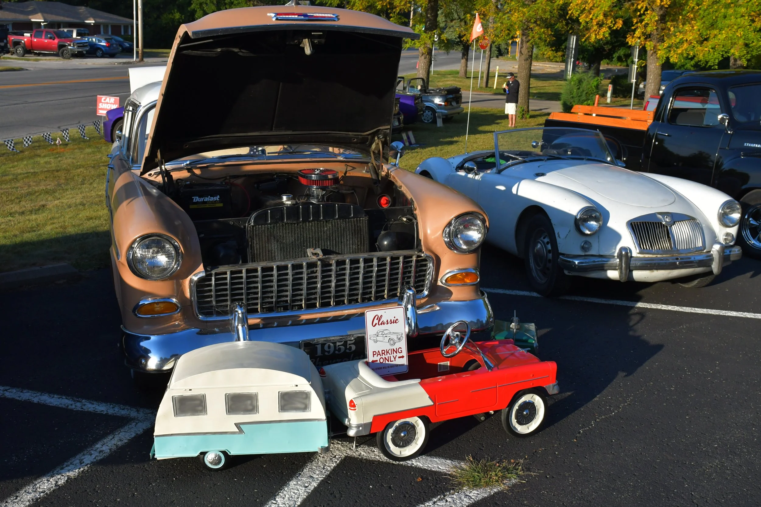 Classic cars at the Lord's Acre Friday Night Cruise-In